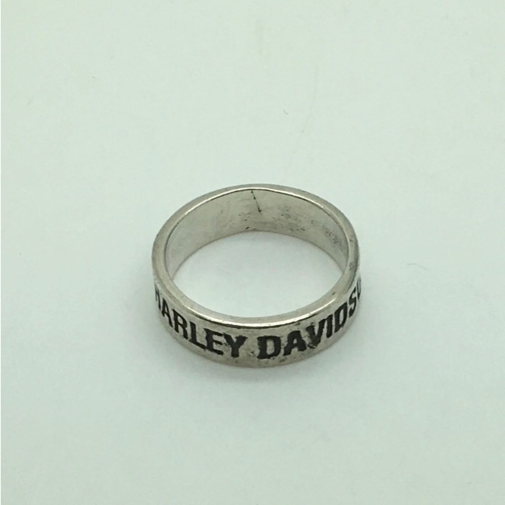 Men’s Harley Davidson Shield Sterling Silver Ring Band Mexico   Size 13.5